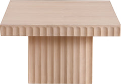 Malibu Natural Wood And Oak Veneer Coffee Table - Ornate Home