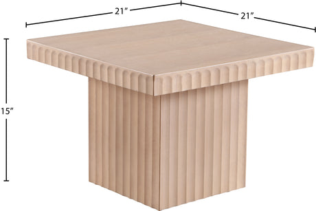 Malibu Natural Wood And Oak Veneer Coffee Table - Ornate Home