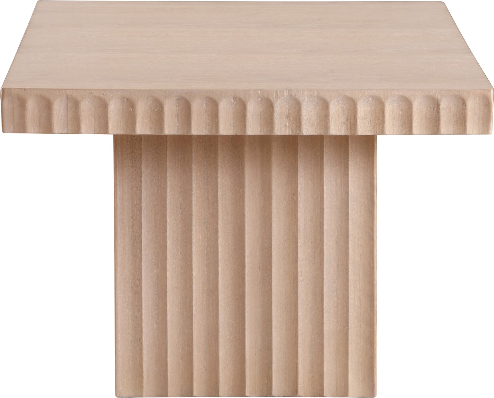 Malibu Natural Wood And Oak Veneer Coffee Table - Ornate Home