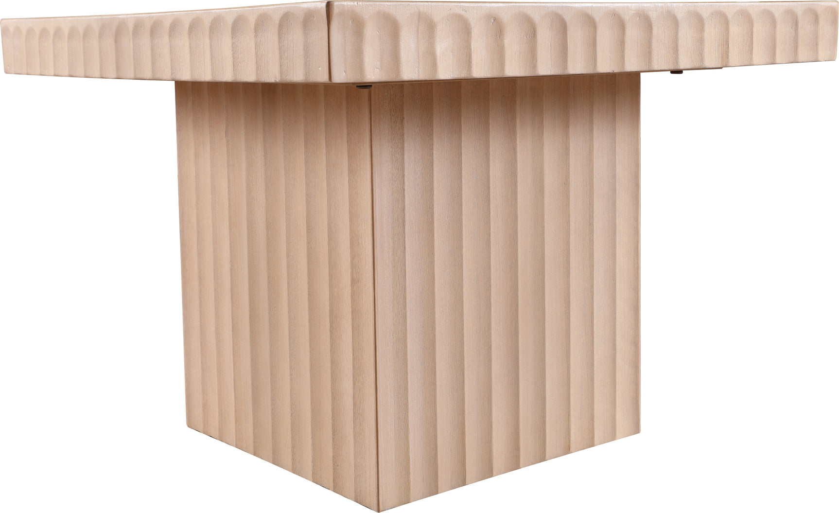 Malibu Natural Wood And Oak Veneer Coffee Table - Ornate Home