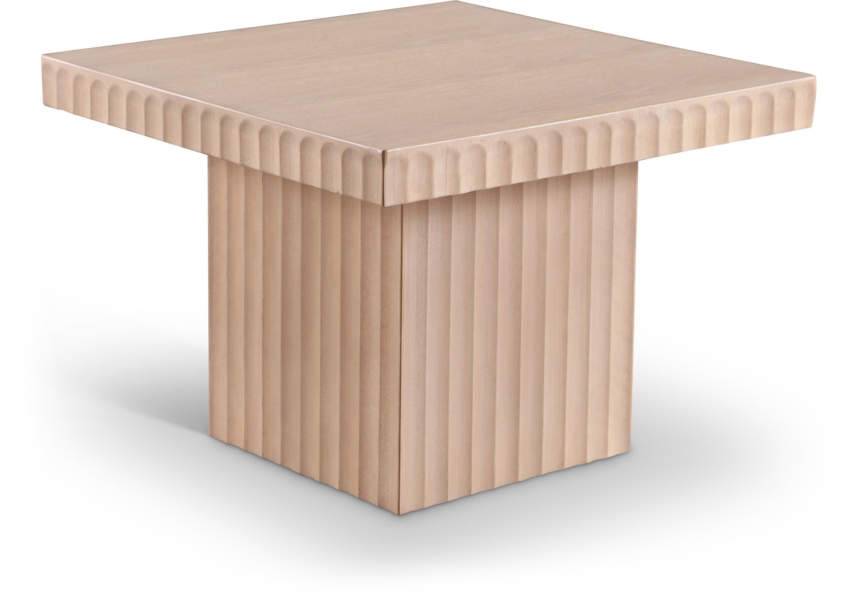 Malibu Natural Wood And Oak Veneer Coffee Table - Ornate Home