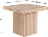 Malibu Natural Wood And Oak Veneer Coffee Table - Ornate Home