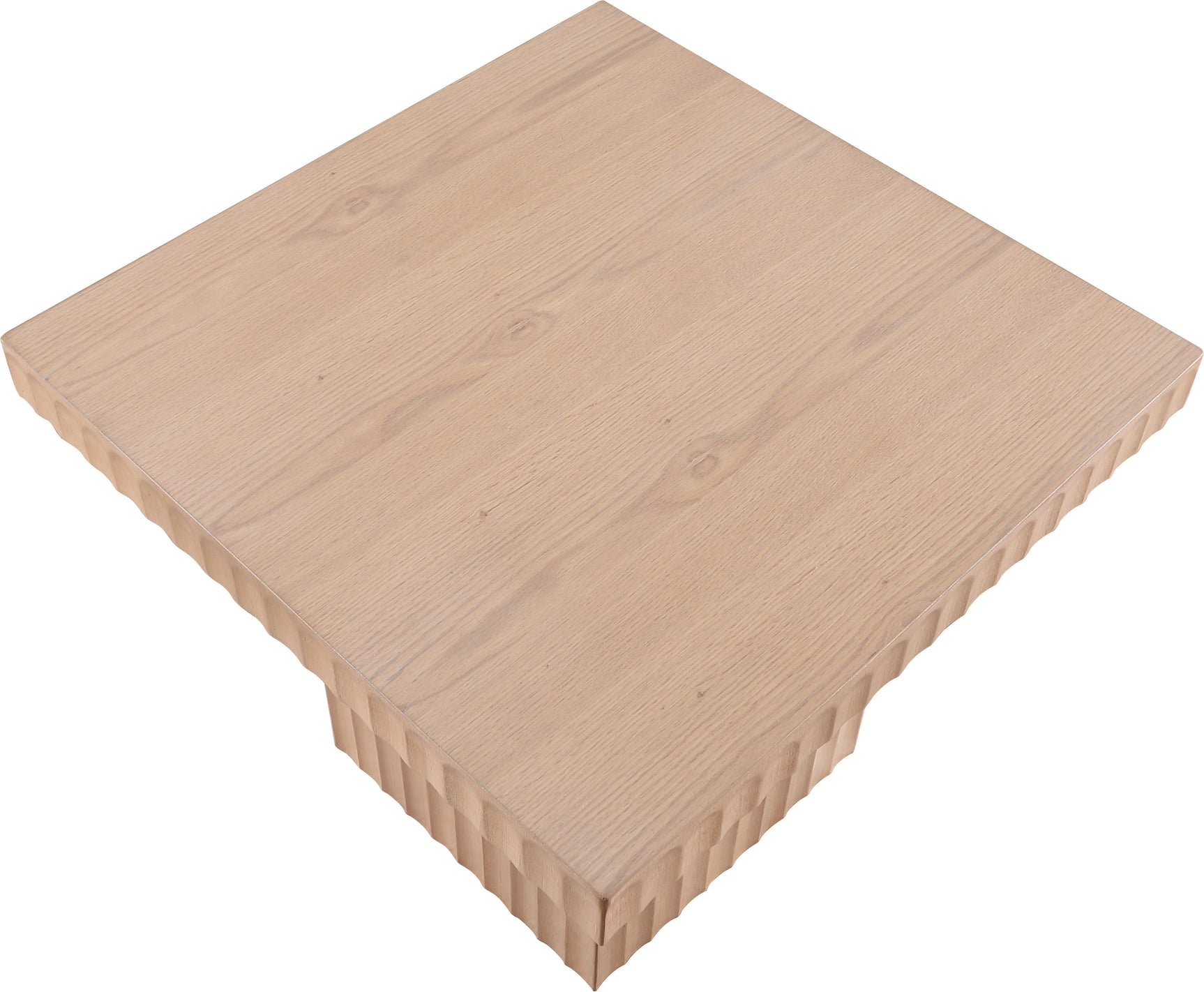 Malibu Natural Wood And Oak Veneer Coffee Table - Ornate Home