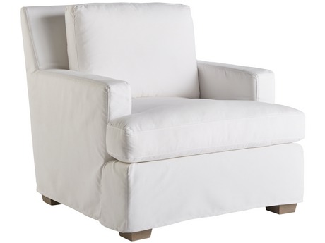 Malibu Snow Slipcover Chair - Ornate Home