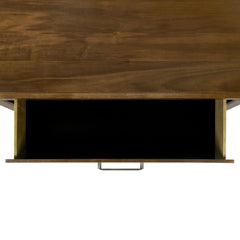 Malibu Walnut 2-Drawer Nightstand - Ornate Home