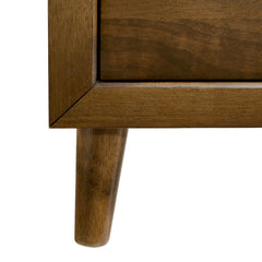 Malibu Walnut 2-Drawer Nightstand - Ornate Home
