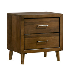 Malibu Walnut 3-Piece King Panel Bedroom Set