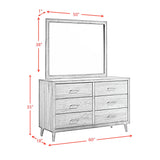 Malibu Walnut 5-Piece Queen Panel Bedroom Set - Ornate Home