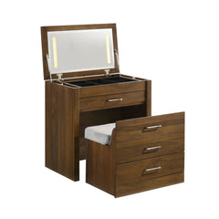 Malibu Walnut Dressing Table - Ornate Home