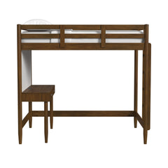 Malibu Walnut Full Loft Bed - Ornate Home