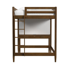 Malibu Walnut Full Loft Bed - Ornate Home