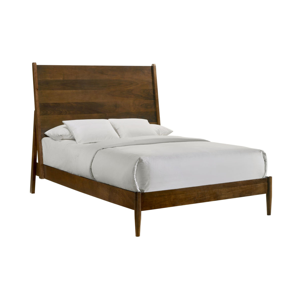 Malibu Walnut Full Panel Bed - Ornate Home