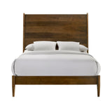 Malibu Walnut Full Panel Bed - Ornate Home