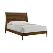 Malibu Walnut Queen Panel Bed