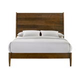 Malibu Walnut Queen Panel Bed