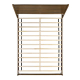 Malibu Walnut Queen Panel Bed