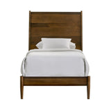 Malibu Walnut Twin Panel Bed - Ornate Home