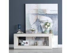 Malibu White Console Table - Ornate Home