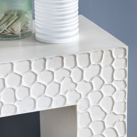 Malibu White Console Table - Ornate Home