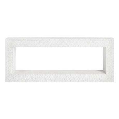 Malibu White Console Table - Ornate Home