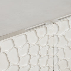 Malibu White Five-Door Sideboard - Ornate Home