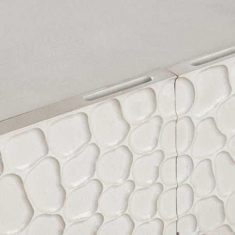 Malibu White Five-Door Sideboard - Ornate Home