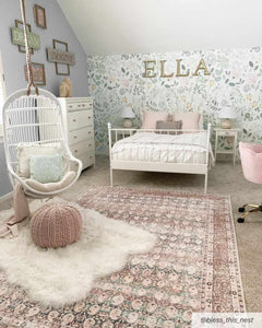 Maligaya Distressed Washable Rug - Clearance - Ornate Home