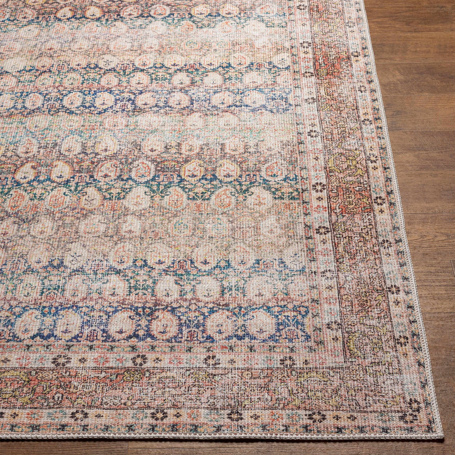 Maligaya Distressed Washable Rug - Clearance - Ornate Home
