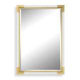 Malik White/Gold Mirror - Ornate Home