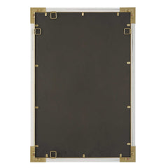 Malik White/Gold Mirror - Ornate Home