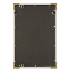 Malik White/Gold Mirror - Ornate Home
