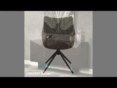Malika Brown Swivel Side Chair (Set of 2) - Ornate Home