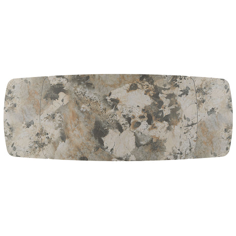 Malika Ceramic Top/Copper Cross Brushed Dining Table - Ornate Home