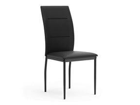Malin Black Chair (Set of 2) - Ornate Home