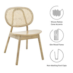 Malina Gray Wood Dining Side Chair - Ornate Home