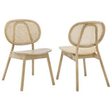 Malina Gray Wood Dining Side Chair (Set of 2) - Ornate Home