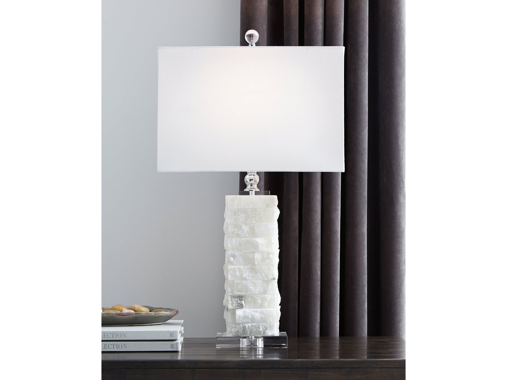 Malise White Table Lamp (Set of 2) (Online Special Price) - Ornate Home