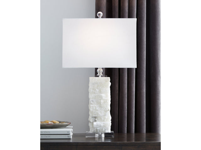 Malise White Table Lamp (Set of 2) (Online Special Price) - Ornate Home