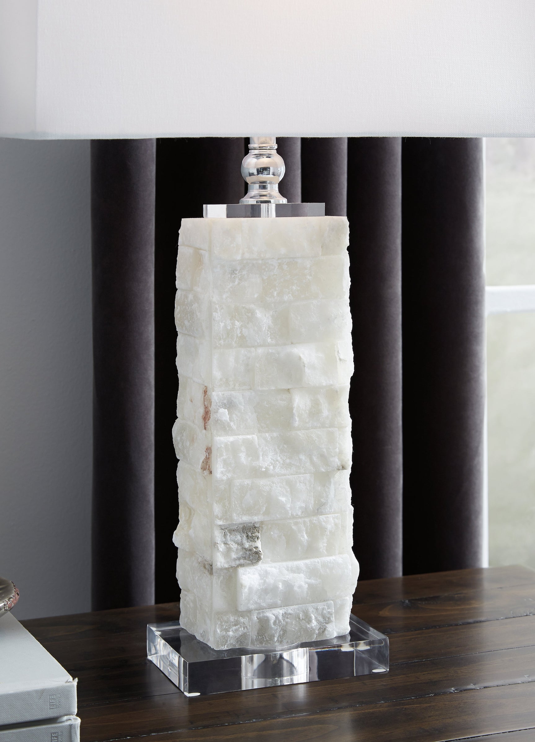 Malise White Table Lamp (Set of 2) (Online Special Price) - Ornate Home