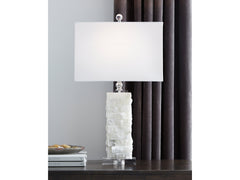 Malise White Table Lamp (Set of 2) - Ornate Home