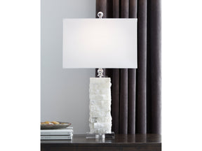 Malise White Table Lamp (Set of 2) - Ornate Home