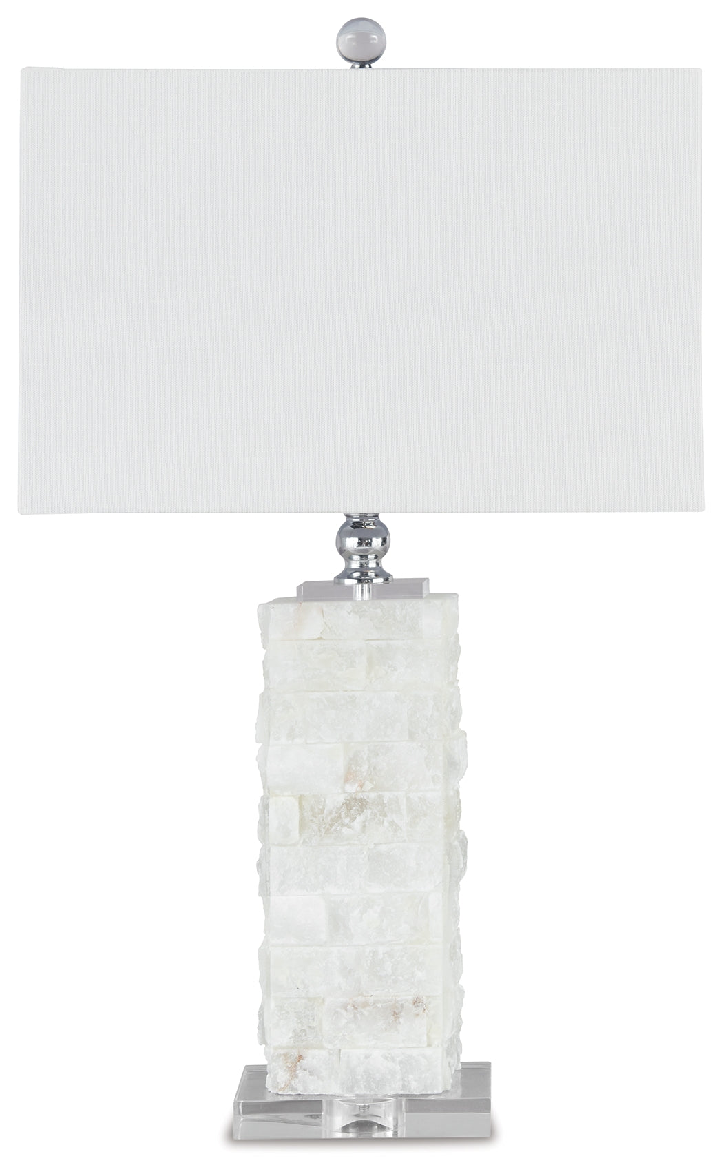 Malise White Table Lamp (Set of 2) - Ornate Home