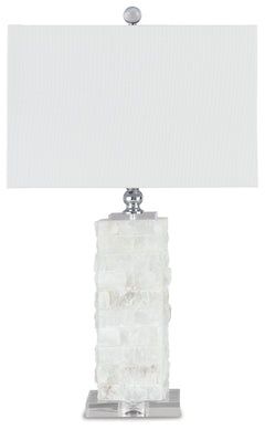 Malise White Table Lamp (Set of 2) - Ornate Home