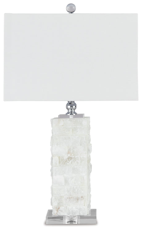 Malise White Table Lamp (Set of 2) - Ornate Home