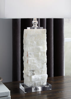 Malise White Table Lamp (Set of 2) - Ornate Home