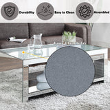 Malish Mirrored Coffee Table - Ornate Home