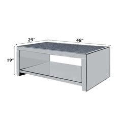 Malish Mirrored Coffee Table - Ornate Home