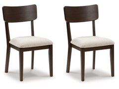 Mallenette Merlot Dining Upholstered Side Chair (Set of 2) - Ornate Home