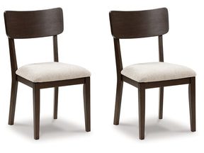 Mallenette Merlot Dining Upholstered Side Chair (Set of 2) - Ornate Home