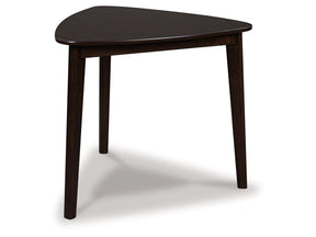 Mallenette Merlot Triangle Dining Room Table (Online Special Price) - Ornate Home